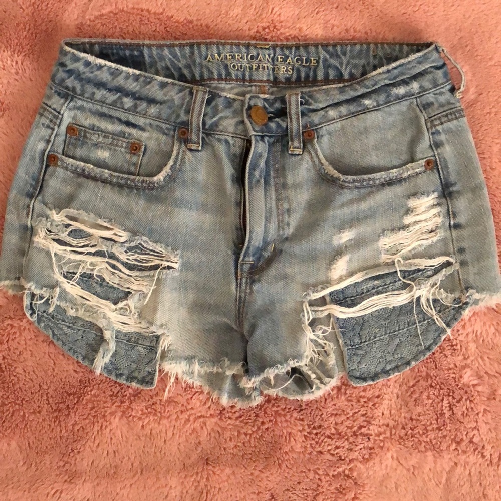 American Eagle cut off shorts